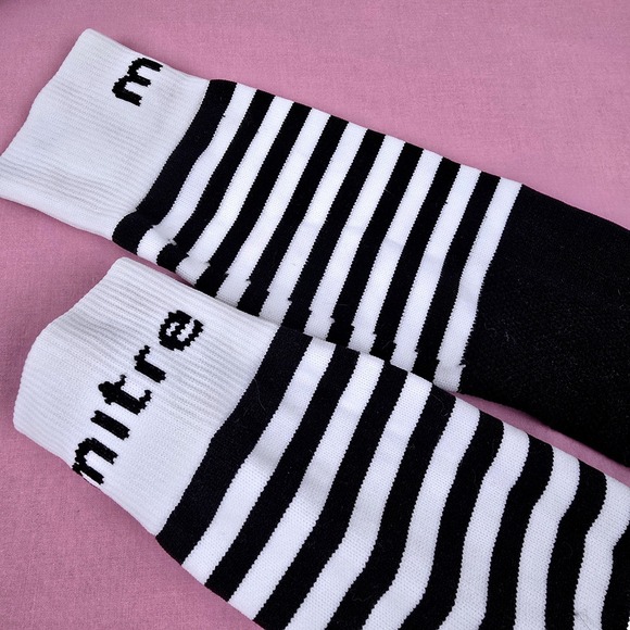 Brine Lacrosse Stick STX Goggles and Striped Mitre Socks youth Gear Set of 3 - Picture 13 of 14